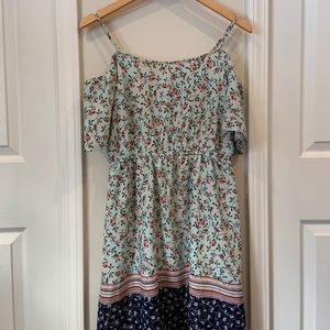 Floral Off the Shoulder Dress